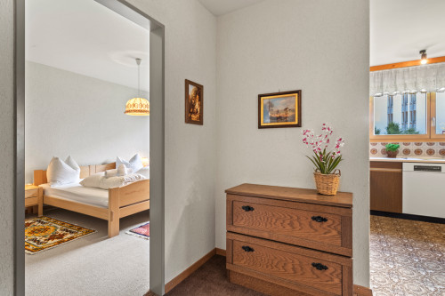 Wohnungsauschnitt Küche/Schlafzimmer 