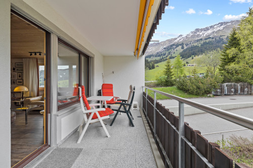Balkon zugänglich vom Wohnbereich