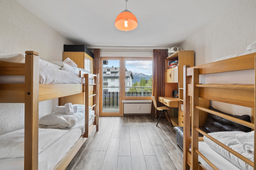 Schlafzimmer 2 mit zwei Stockbetten