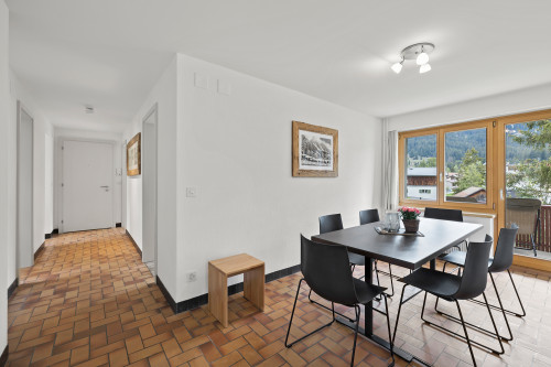 Wohnungsausschnitt mit Essbereich