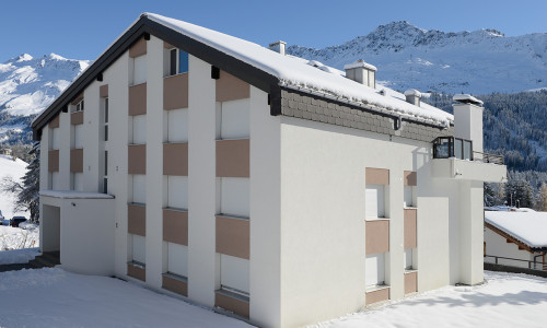 Hausansicht Winter