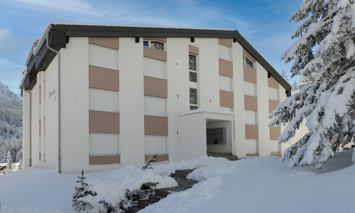 Hausansicht Winter