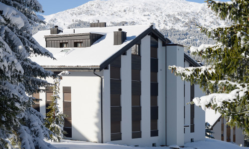 Hausansicht Winter