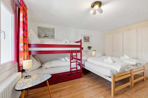 Schlafzimmer 1 mit Stockbett und Einzelbett