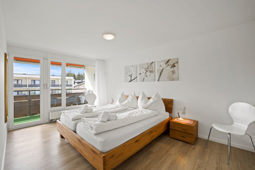 Schlafzimmer 1 mit Doppelbett