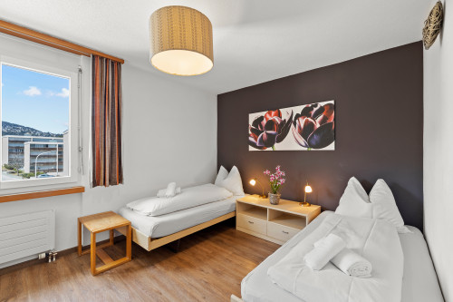 Schlafzimmer 1 mit Einzelbetten