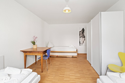Schlafzimmer 1 mit drei Einzelbetten