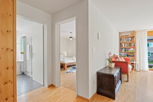 Wohnungsausschnitt Badezimmer/Schlafzimmer 3