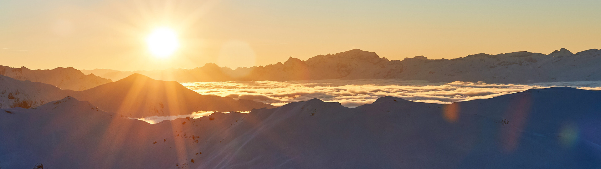 Foto Sonnenuntergang Lenzerheide